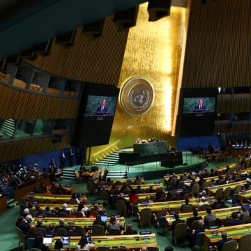 UN-ISRAEL-PALESTINIANS-CONFLICT-UNGA-DIPLOMACY El 80 aniversario de la ONU se celebra bajo la sombra de un frágil multilateralismo