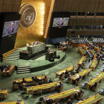 onu La Asamblea General de la ONU aprueba por mayoría una resolución a favor de crear un Estado palestino