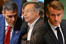 Los presidentes de España, Francia y Colombia criticaron a Trump y la ofensiva en Gaza