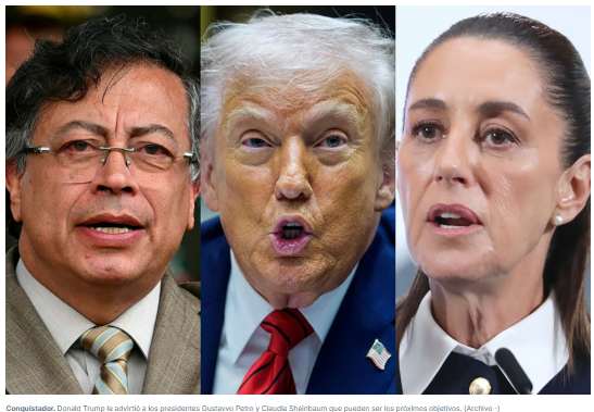 Captura de pantalla 2026-01-06 065053 Trump ahora amenaza a Colombia, México, Cuba y Groenlandia