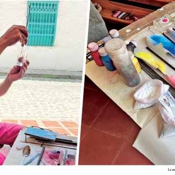 Un artista con espíritu artesano