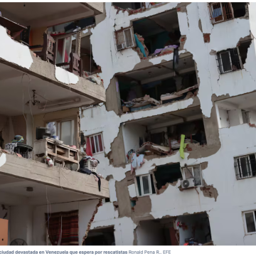 Imágenes de la devastación por los terremotos en Venezuela