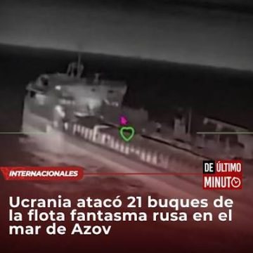 buques Ucrania hunde 10 buques cisterna rusos y bloquea abasto de combustible a Crimea