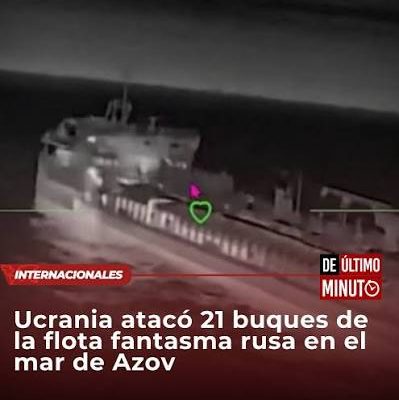 Ucrania hunde 10 buques cisterna rusos y bloquea abasto de combustible a Crimea
