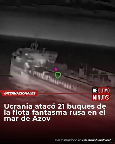 buques Ucrania hunde 10 buques cisterna rusos y bloquea abasto de combustible a Crimea