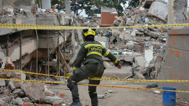 El terremoto de ​magnitud 7,4 que sacudió hace dos semanas a Colombia deja ya 331 muertos
