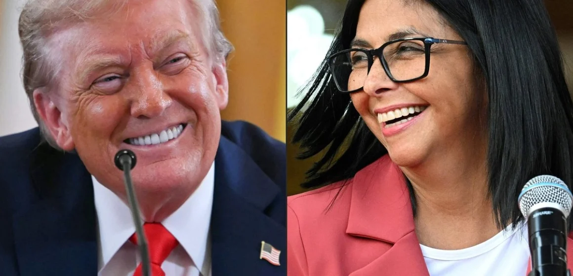 Dos Trump y Delcy Rodríguez anuncian acuerdo para la extracción de 65 mil millones de barriles de crudo venezolano