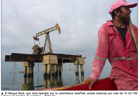 Captura de Pantalla 2026-09-05 a la(s) 3.40.17 p. m. Otorga Venezuela a petrolera de Colombia contrato para explotar yacimiento por 25 años