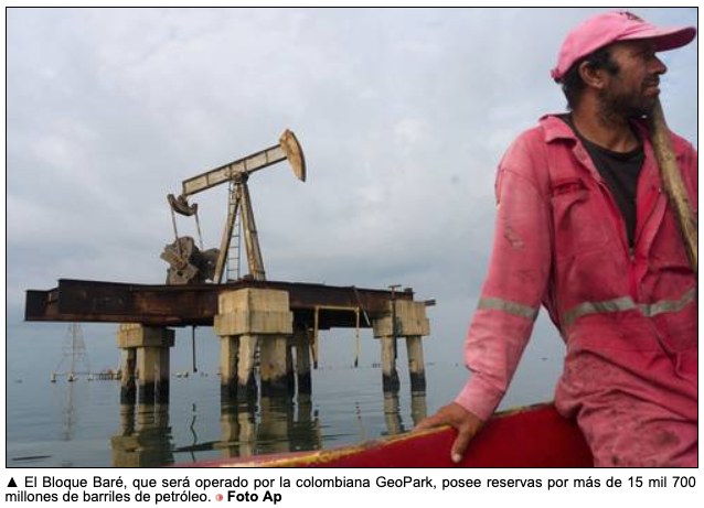 Captura de Pantalla 2026-09-05 a la(s) 3.40.17 p. m. Otorga Venezuela a petrolera de Colombia contrato para explotar yacimiento por 25 años