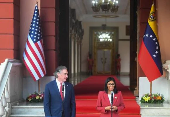 EEUU Venezuel Trump y Delcy Rodríguez tendrán su primer encuentro presencial en Nueva York