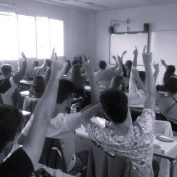escuela La escuela patas arriba