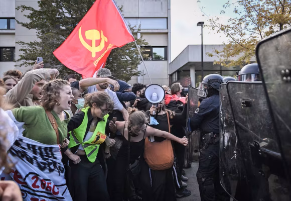 estudiantes Francia El primer ministro de Francia convocó un gabinete de crisis por la creciente protesta estudiantil